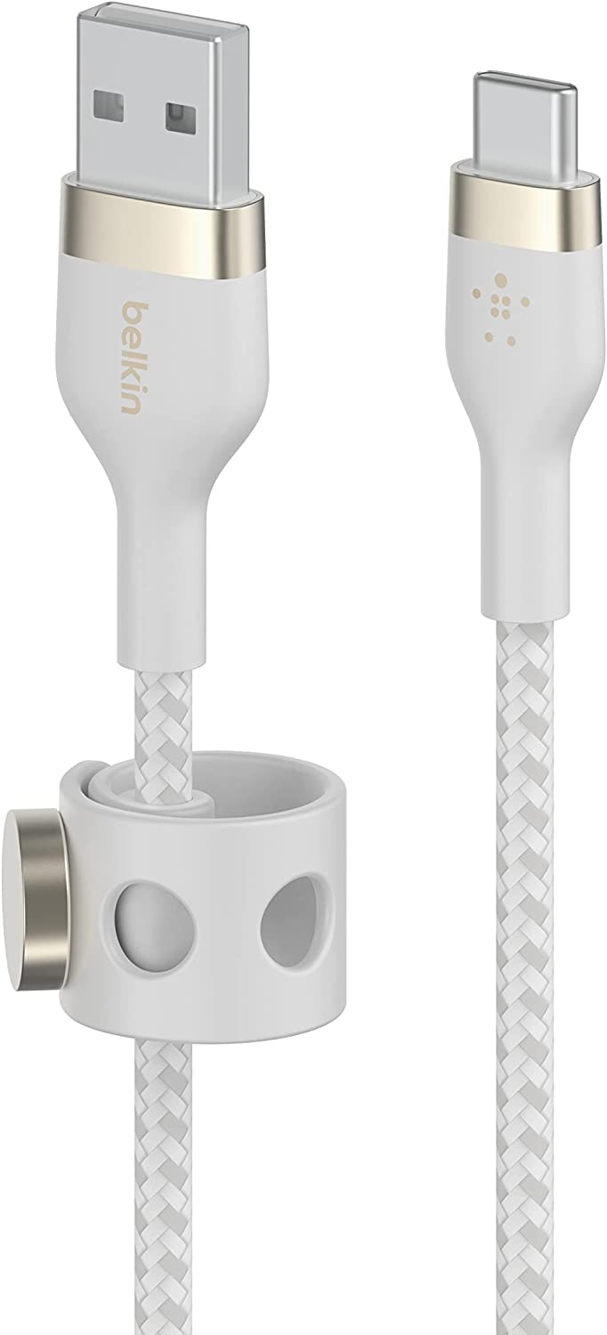 Amazon.co.jp: Belkin USB-A to USB-C 編組シリコンケーブル