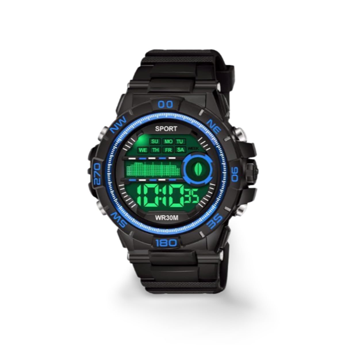 hala 1053 Digital Watch for Men (Blue) (B0CRYTN776) Amazon Price History, Amazon Price Tracker