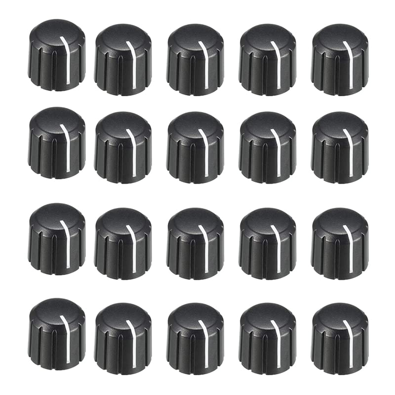 20 pièces 15X13.5Mm bouton rotatif de potentiomètre en plastique, for bouton de Volume de guitare d’arbre de Type D de… - Les Beatles, Paul McCartney, John Lennon, RIngo Starr, George Harrison 20 pièces 15X13.5Mm bouton rotatif de potentiomètre en plastique, for bouton de Volume de guitare d'arbre de Type D de…