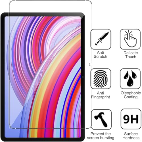 Image of Tempered Glass Screen Protector for Xiaomi Redmi Pad Pro 5G 12.1 inch, 9H Toughness Premium Shatterproof Scratch-Resistant