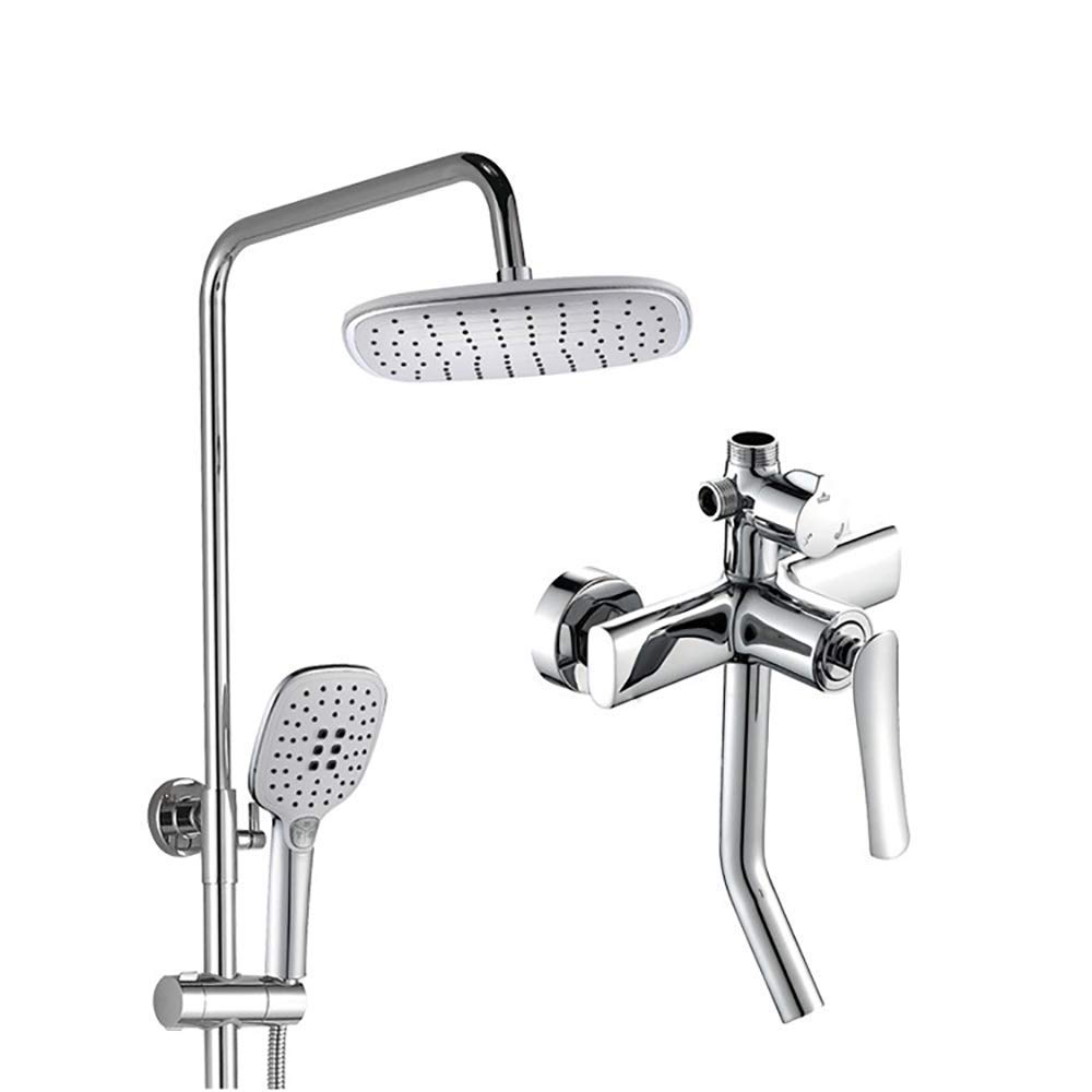 Système de douche double tête pour un espace bien-être
