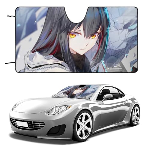 サンシェード 車 フロント テキサス アークナイツ 車用サンシェード フロントガラス用 130x70cm 日よけ防止 遮光 遮熱 UVカット 車内の温度上昇抑制 内装の劣化やダメージ防止 カーサンシェード 丈夫で長持ち 暑さ対策 熱中症対策 仮眠 車中泊や