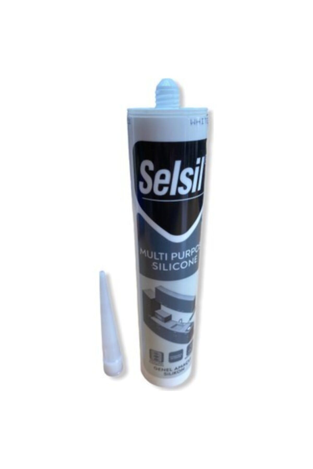 Selsil Silikon Genel Amaçlı Su Gecırmez 280 gr (Şeffaf)