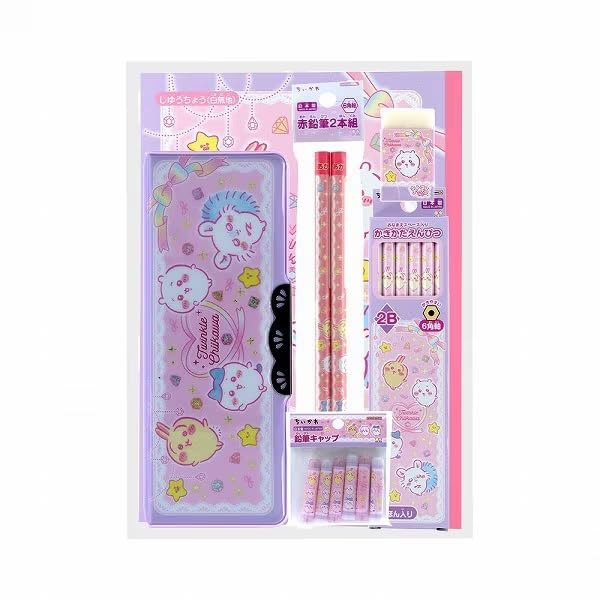 Chiikawa Stationery Set Sun-Star Back to School Pencil Case Japan
