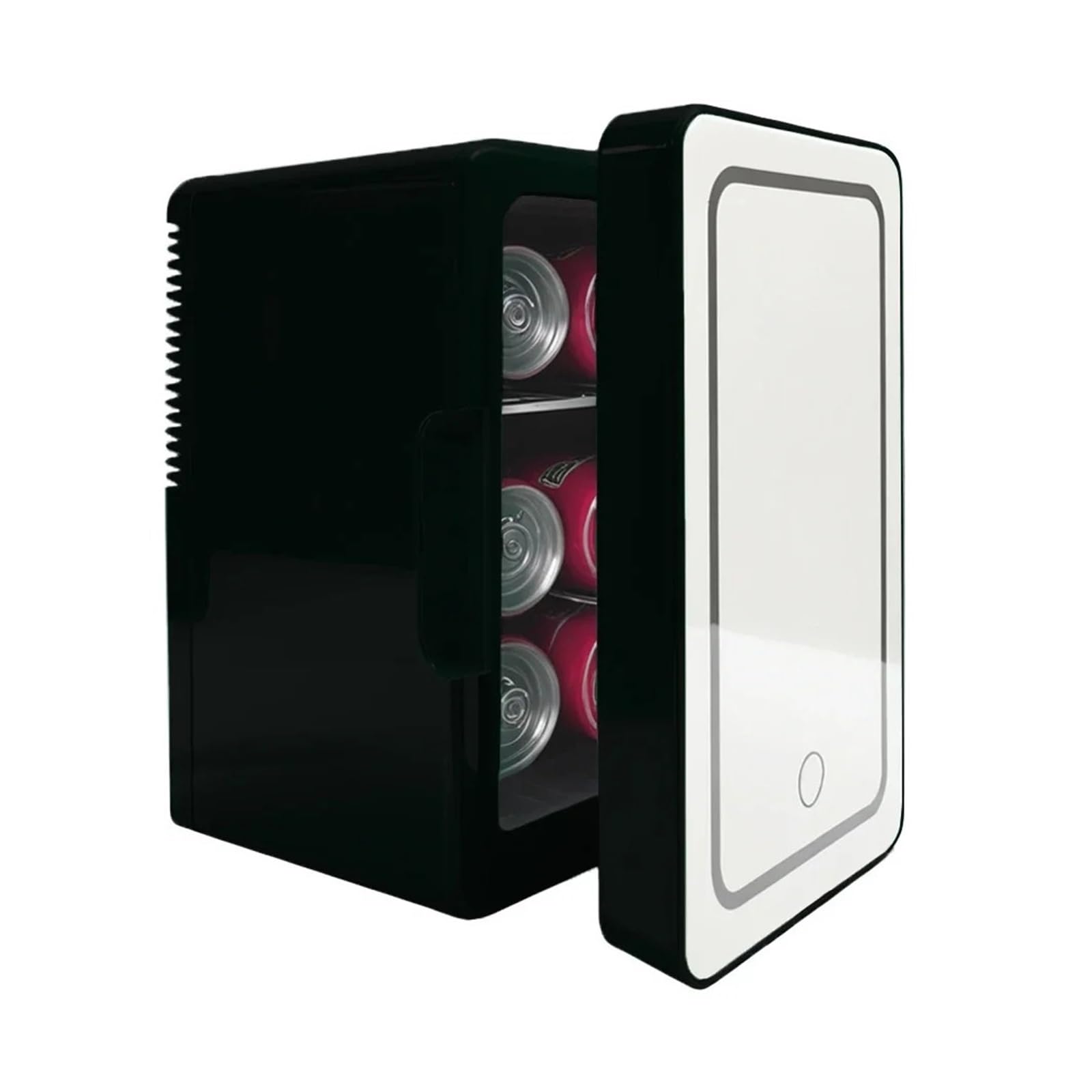 Mini refrigerador portátil de 6 l/6 latas, Enfriador Personal for el Cuidado de la Piel, cosméticos, Bebidas y Alimentos. Refrigeración compacta for Llevar.(UK Plug)