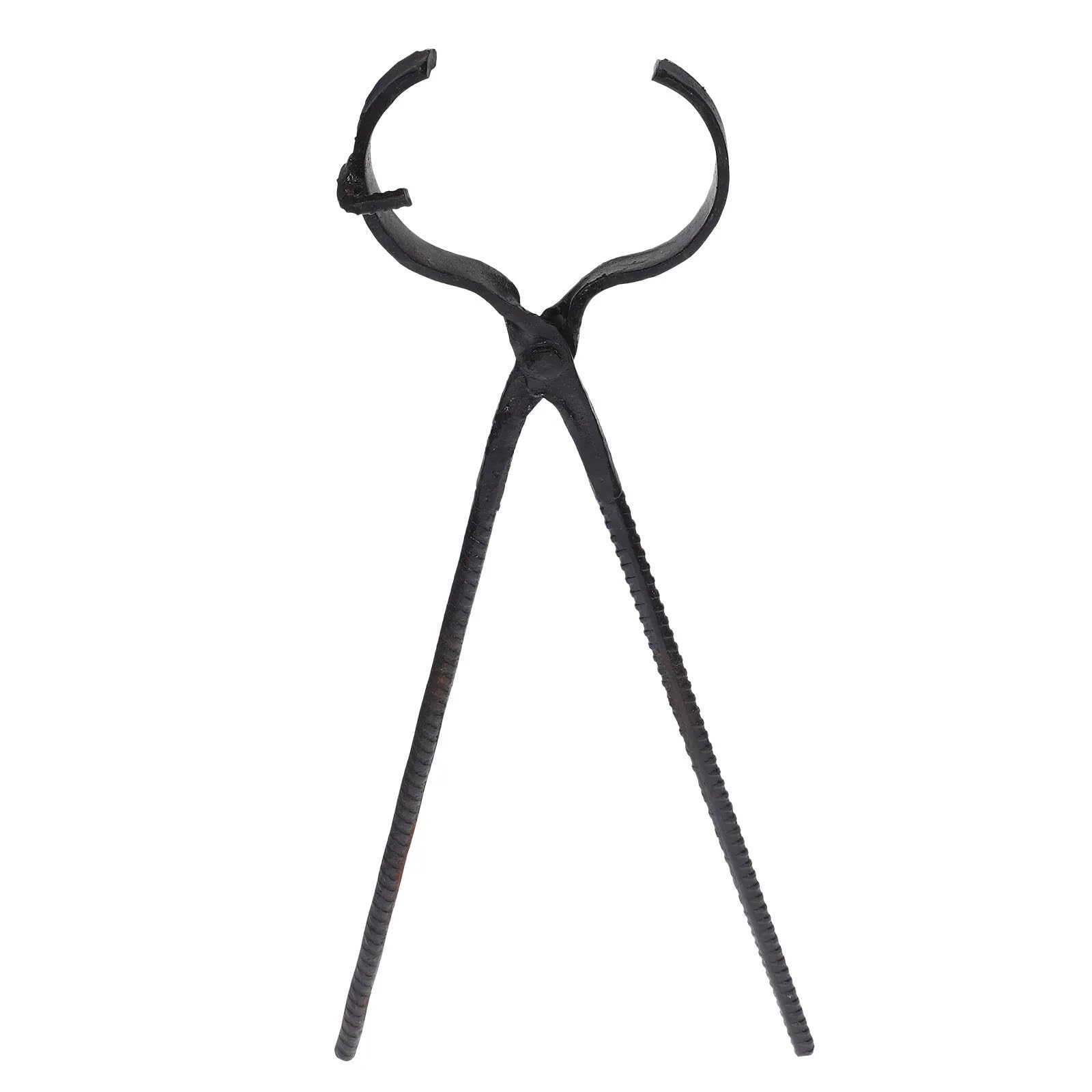 Crucible Tongs High Precision Crucible Tongs Jewelry Making Tools Steel Melting Clamp for Professional Goldsmithing and Metal Casting