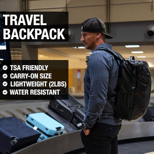 Image of Ho Stevie! TSA Friendly Travel Backpack - Airline Approved Personal Item 28L Back Pack (Lightweight & Water Resistant)