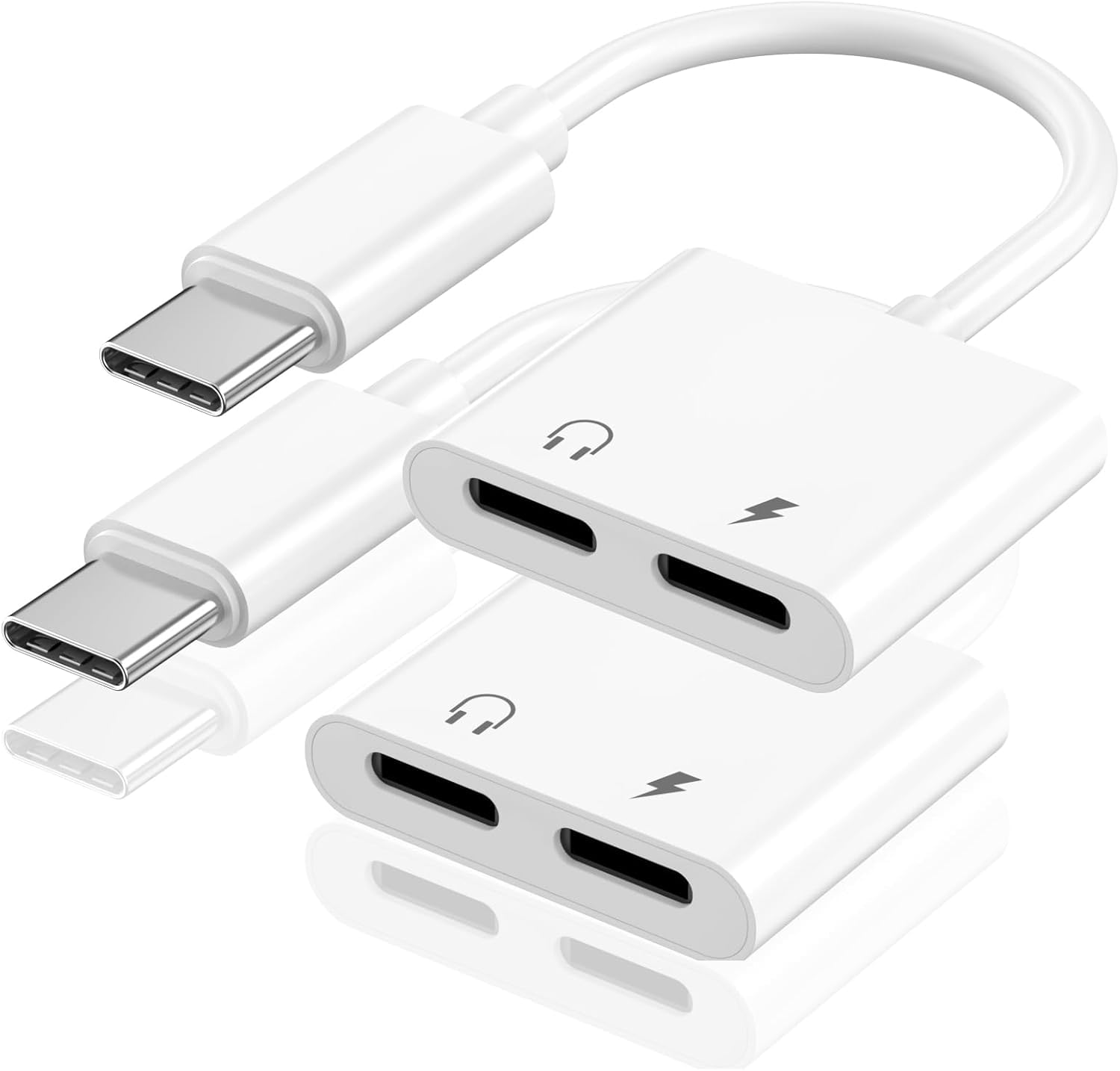 Wefly USB C Headphone and Charger Adapter for 1Ph/one 17, 1Pack USB Type C to Aux Audio + Charge Dongle Adapter for 1Pho/ne 17/17 Pro/17 Pro Max/Air/16/16 Pro Max/15/15 Pro Max (USB C Headphone)-image-21