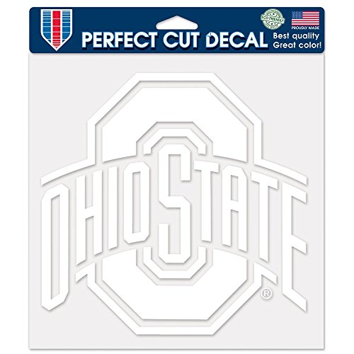 Wincraft Ohio State Buckeyes Decal 8x8 Die Cut White