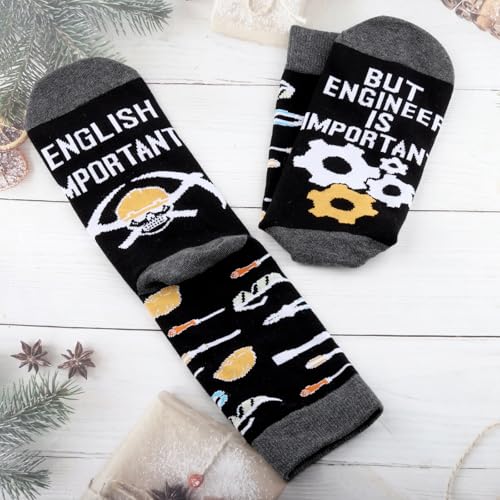 Chaussettes geek ingénieur au bureau - Style future engineer décontracté
