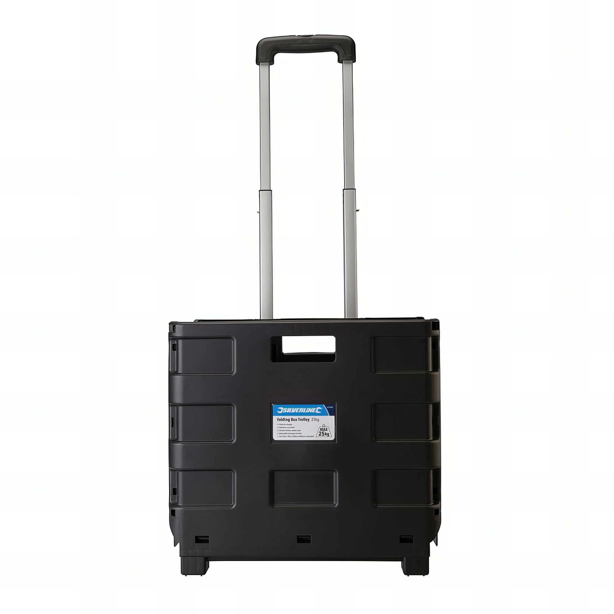 Silverline Tools 633400 - Carretilla con caja plegable (25 kg)
