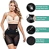 MERYOSZ-Tummy-Control-Shapewear-for-Women-High-Waist-Waist-Trainer-Shaper-Slip-Shorts-Butt-Lifter-Thigh-Slimmer-Panties MERYOSZ Tummy Control Shapewear for Women Seamless High Waist Trainer Shaper Slip Shorts Butt Lifter Thigh Slimmer Panties (Black, L)