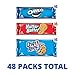 Nabisco Cookies Variety Pack, OREO, Nutter Butter, CHIPS AHOY!, 48 Snack Packs (4 Boxes)