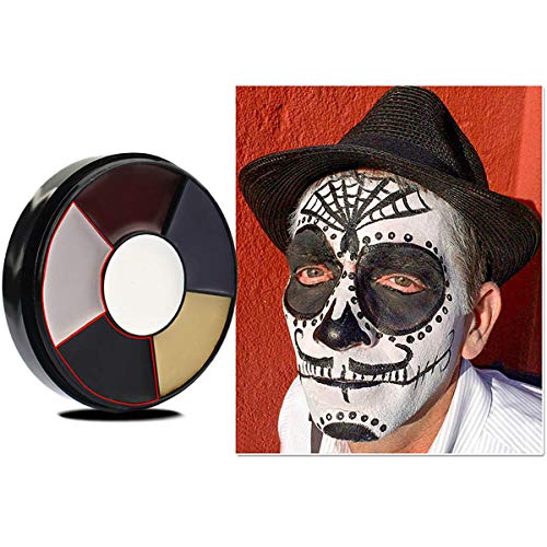Mysense 3.5Oz(100G) Nose And Scar Wax Sfx Zombie Make Up Special Effects Fake Molding Wound Skin Wax Halloween Stage Makeup With 6 Color Body Paint Spatula Fake Blood Gel Tatooes Stipple Sponges #TOP3
