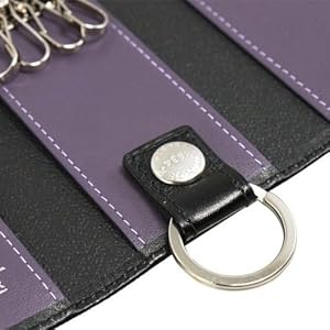 Amazon | [エッティンガー] キーケース ブラック/パープル 4 HOCK KEY