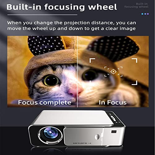 LED Movie Projector, High Definition 4K LCD Display, Same Screen Video Projector with Noise Reduction, Home Theater, Perfect for Movies, TV Series, Photo Sharing, Sports, Easy Setup – Image 4