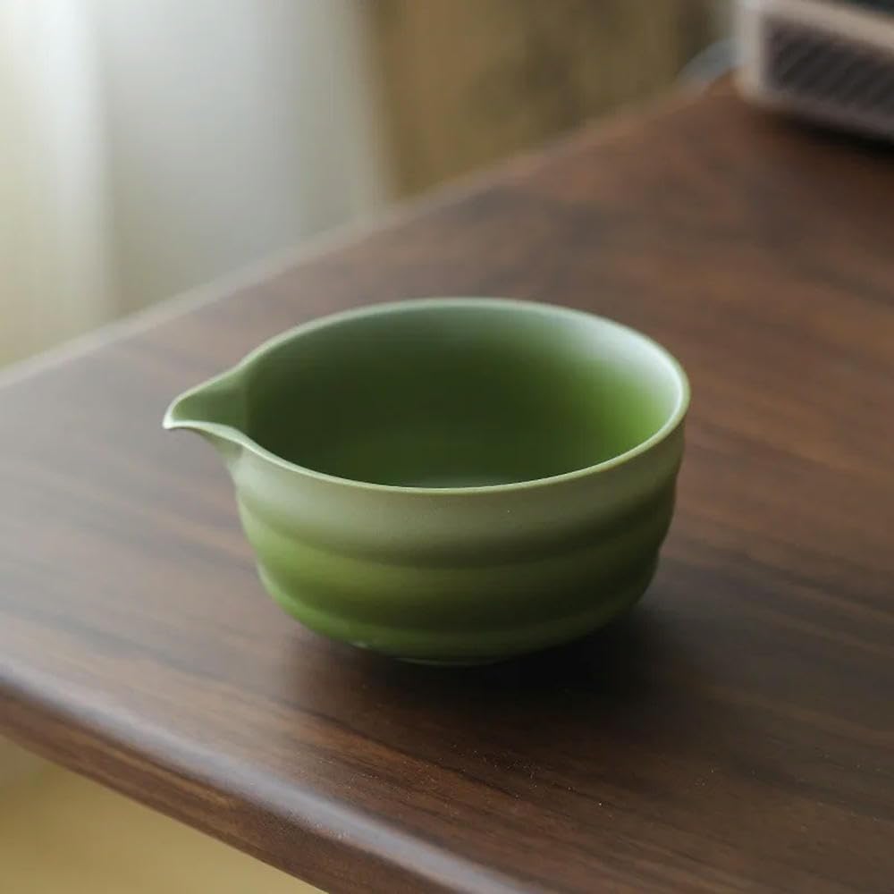 Juego de Matcha de Viaje 5 Piezas Diseño Compacto y portátil, tazón de cerámica Japonesa, Kit de Matcha para Ceremonia del té al Aire Libre