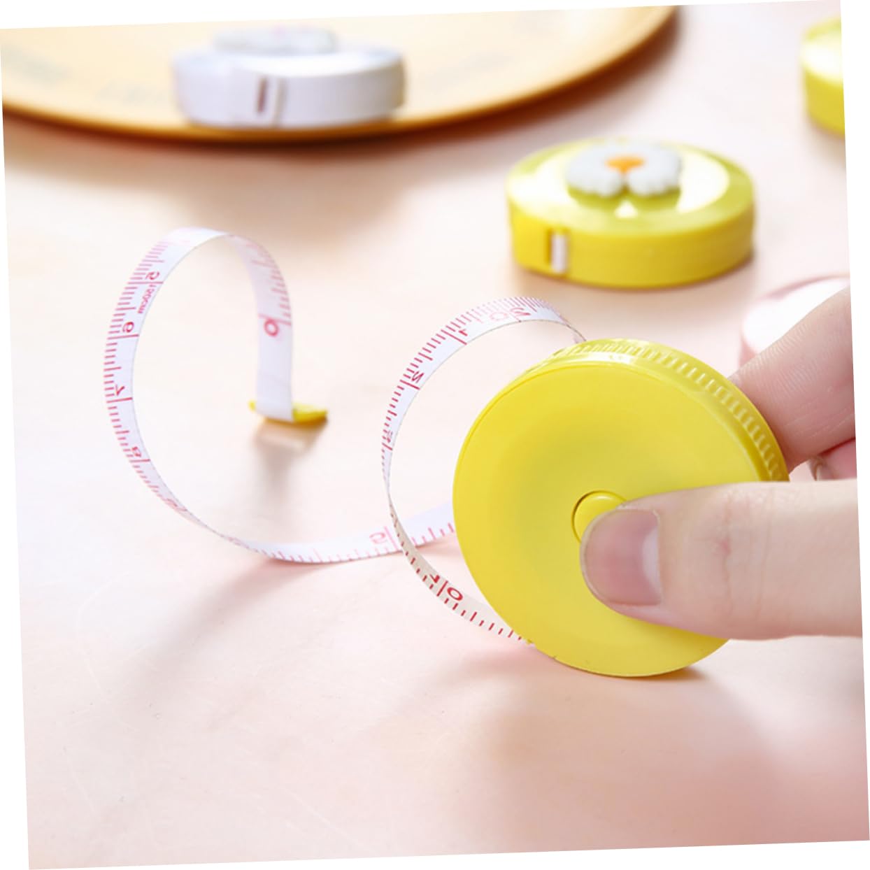 DOITOOL Mini Cinta De Cartón Retráctil Para Manualidades Diy Diseño Divertido Y Compacto Para Estudiantes Y Sastrería 8 Piezas X 5
