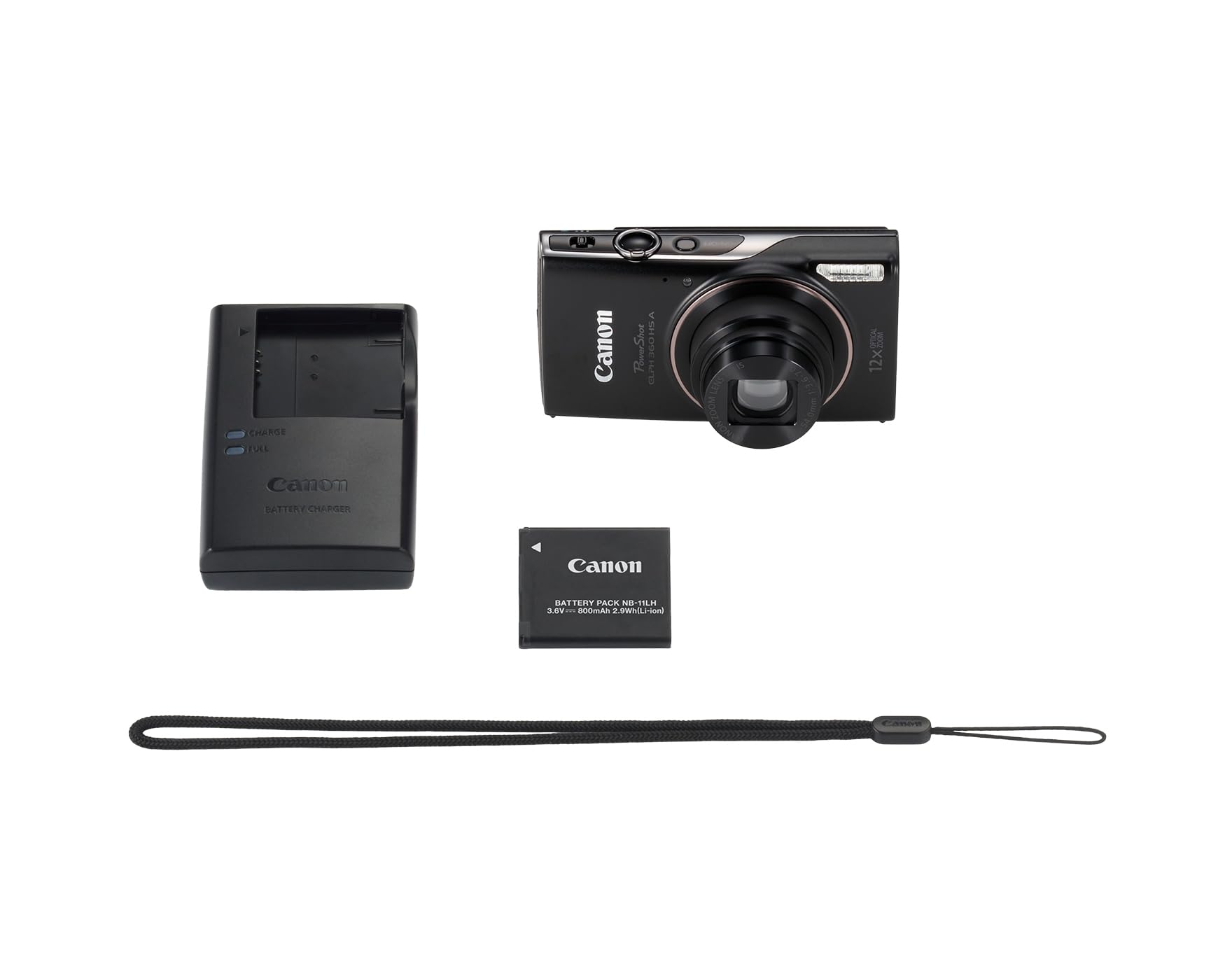 Canon PowerShot ELPH 360 HS A Black