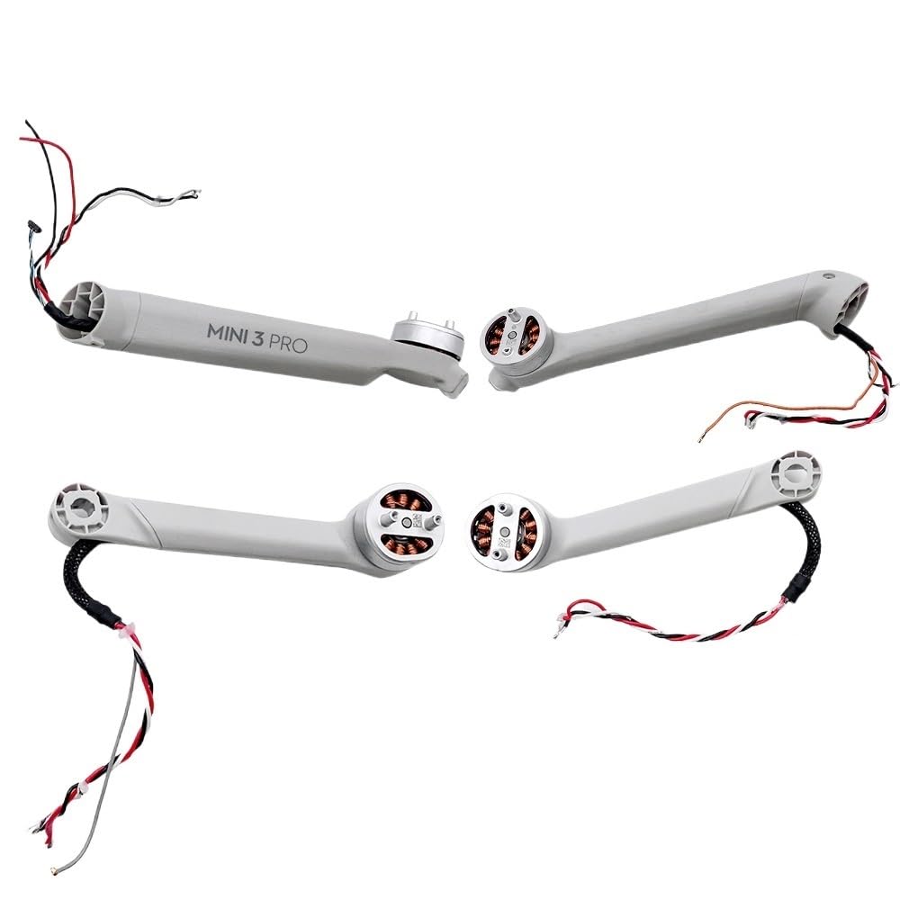 Guscio del braccio senza parti di riparazione drone motore Custodia posteriore anteriore sinistro destro for la sostituzione DJI Mini 3/Mini 3 Pro Parti del drone(4 In 1 Set for 3 Pro)