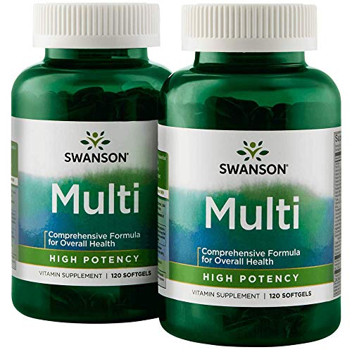 Swanson Multi High Potency 240 Sgels 2 Bottles