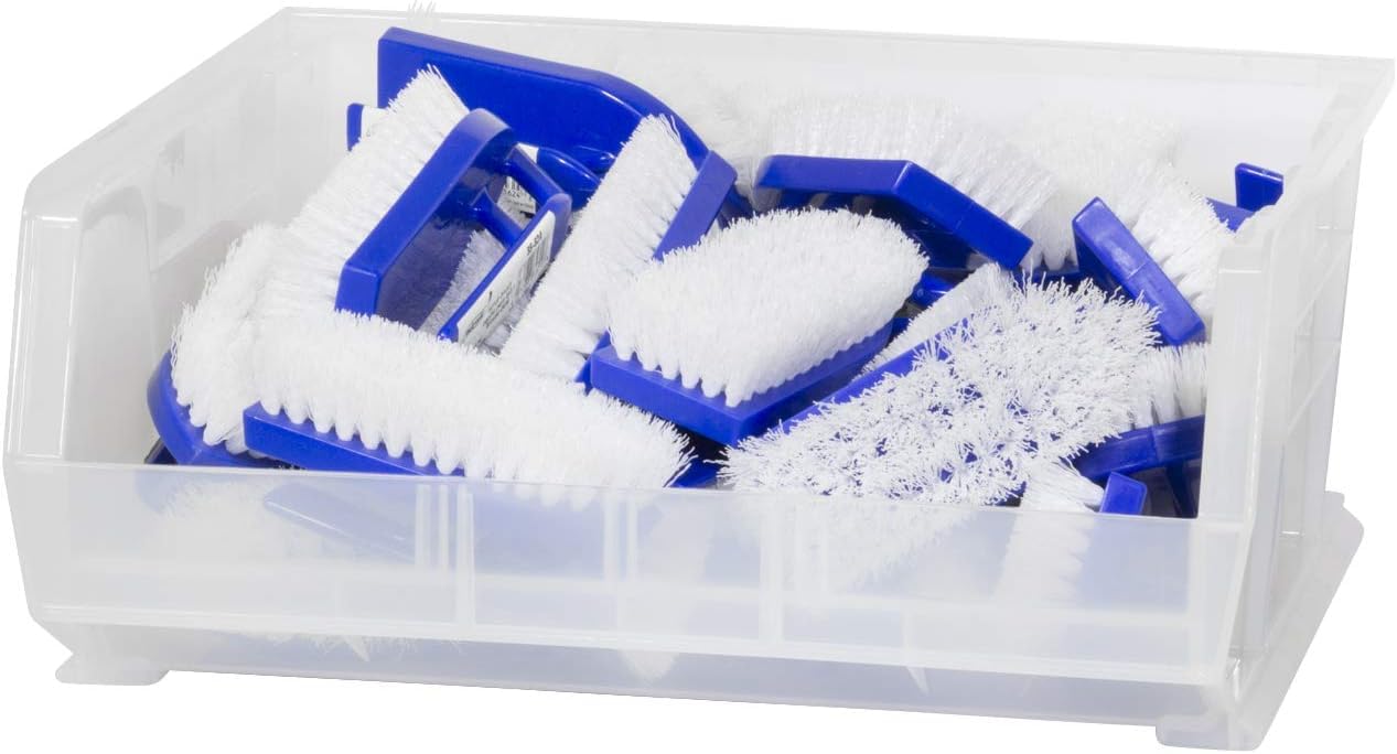 Akro-mils 30250 38,1 cm par 40,6 cm par 17,8 cm de rangement en plastique empilables à suspendre Akro Poubelle, Berry, 6-pack, 30250SCLAR