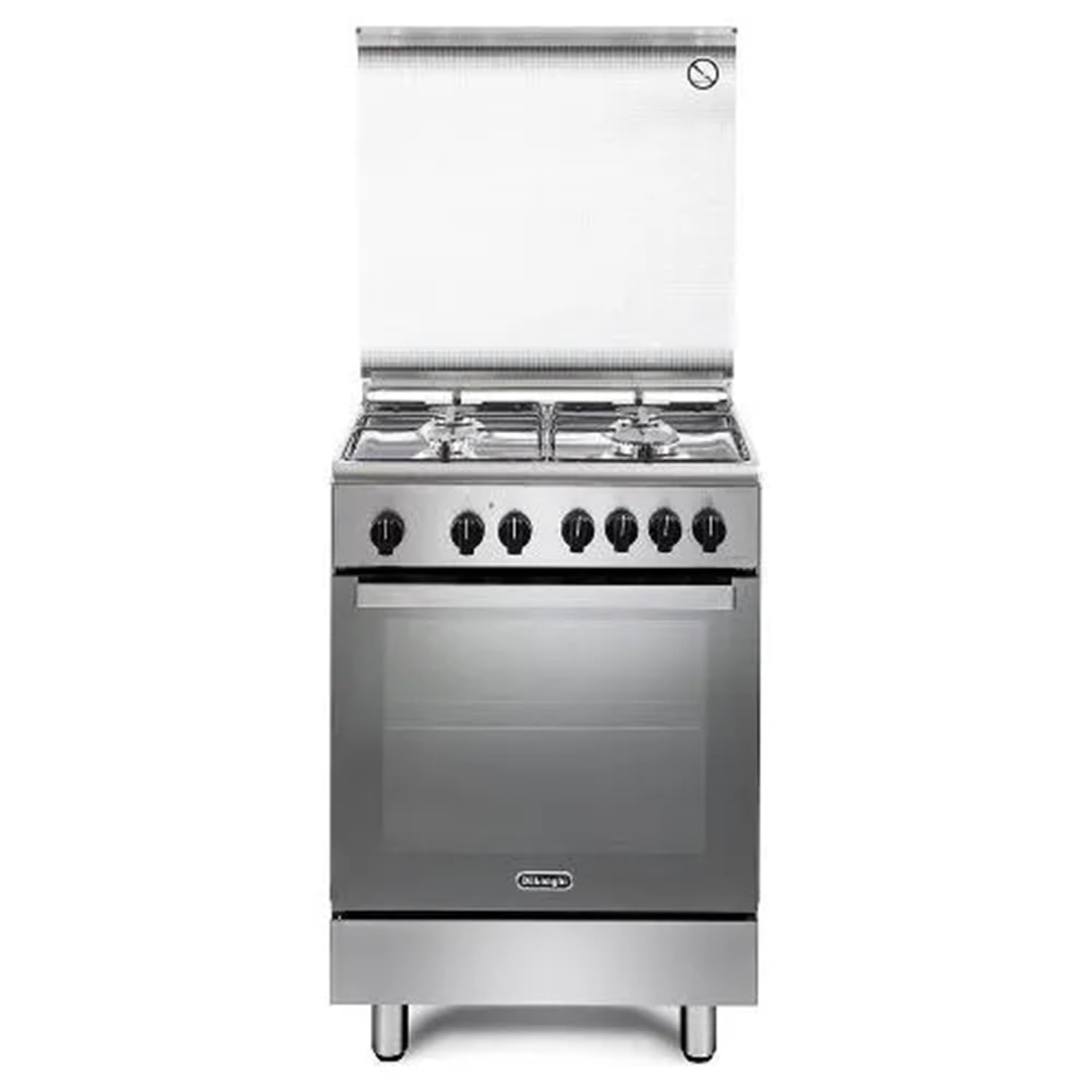 DMX64LSG - Cucina a gas con forno elettrico, 60x60 cm, Inox, Classe energetica A