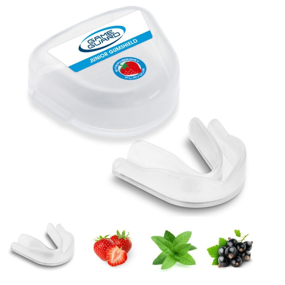 GAME GUARD Boil & Bite Mouth Guard/Gum Shield – Mouldable Mouthguard/gumshields - CE Approved, School Sports, Rugby, Hockey, Boxing, GAA, Martial Arts