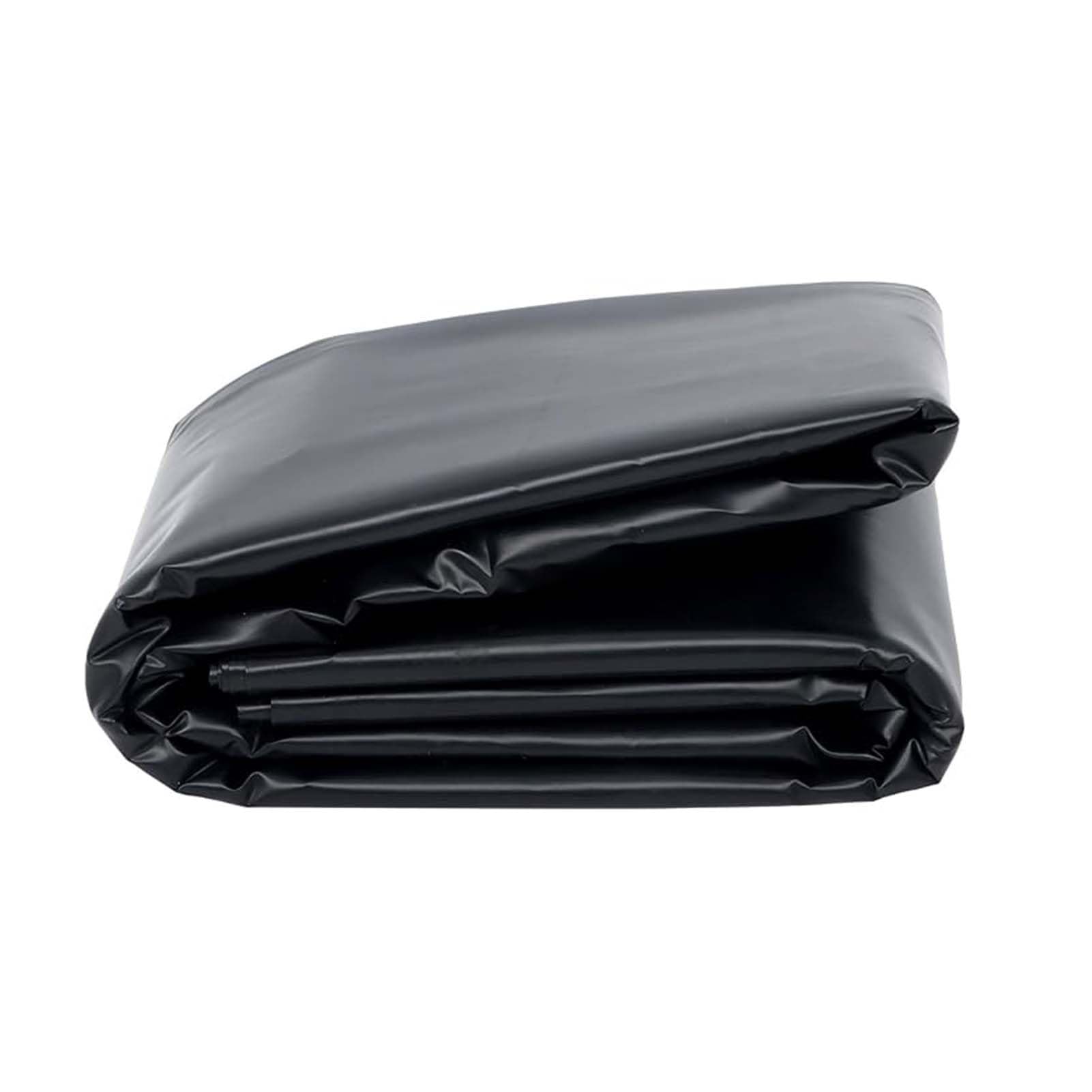 Whnoorher Outdoor Ponds Liner Black Heavy Duty HDPE Pond Liner for Fish Ponds UV Resistant Waterproof Tarpaulin Garden Membrane Pond Lining for Aquaculture/Plant Box(6x9m(19.7x29.5ft))