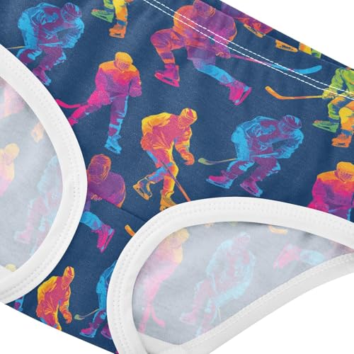 Girls Underwear Soft Cotton Hockey Player Kids Panties in Sizes 2/3t, 4t, 5t, 6 and 84
