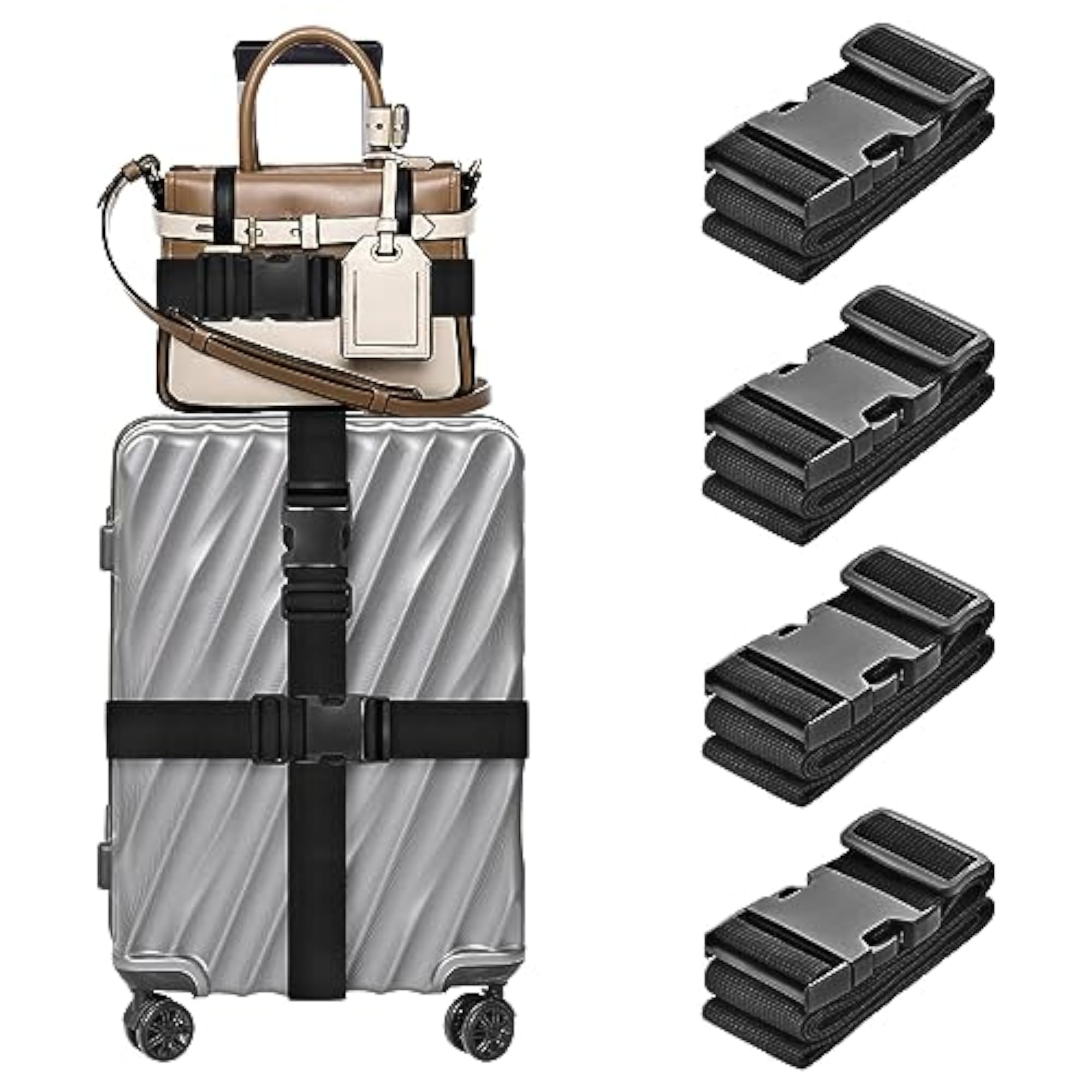 Luggage Straps Black