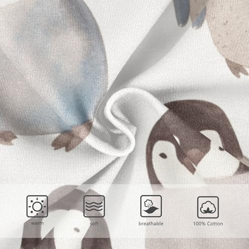 KLL Cute Penguin Babies Pattern Little Boys Cotton Athletic Underwear Breathable Children Panties3