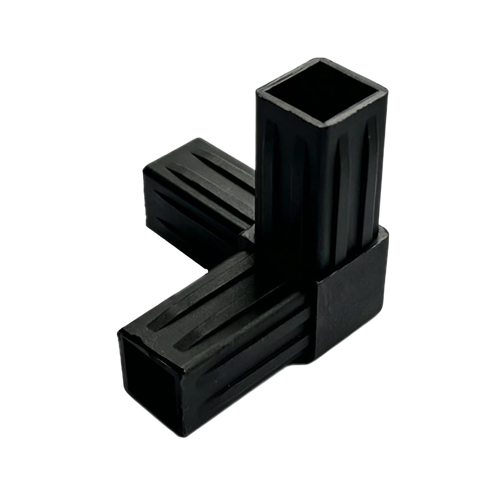 Zbiianxer 20X20 Corner 3Ways Aluminum Alloy Joint Square Tube Connector Connection Fastener For Furniture Framing And Structural Enduring Fixed Pipe Clamp