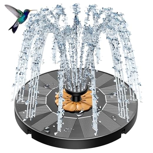 High Efficiency Solar Bird Bath Fountain