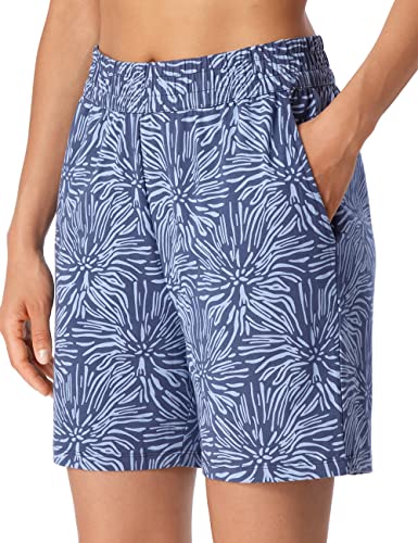 Schiesser Damen Schlafhose kurz Baumwolle - Mix + Relax