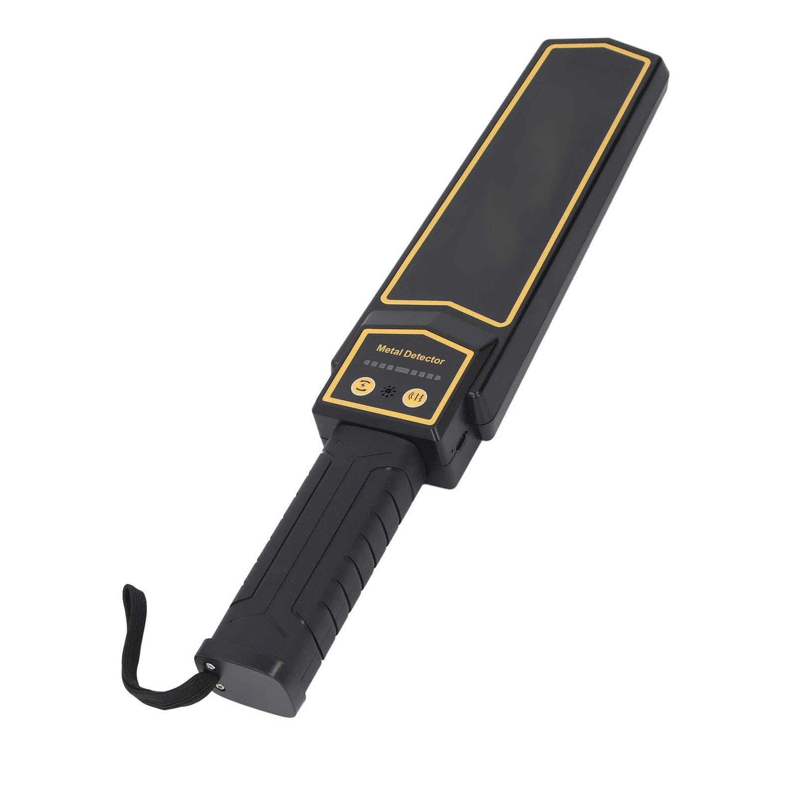 Handheld Metal Detector Wand, High Sensitivity Security Wand, Rechargeable, Sound & Vibration Alerts, Detects Knives Screw