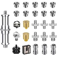 Homeet 26 Tornillo de Cámara Adaptador Rosca Tripode Convertidor