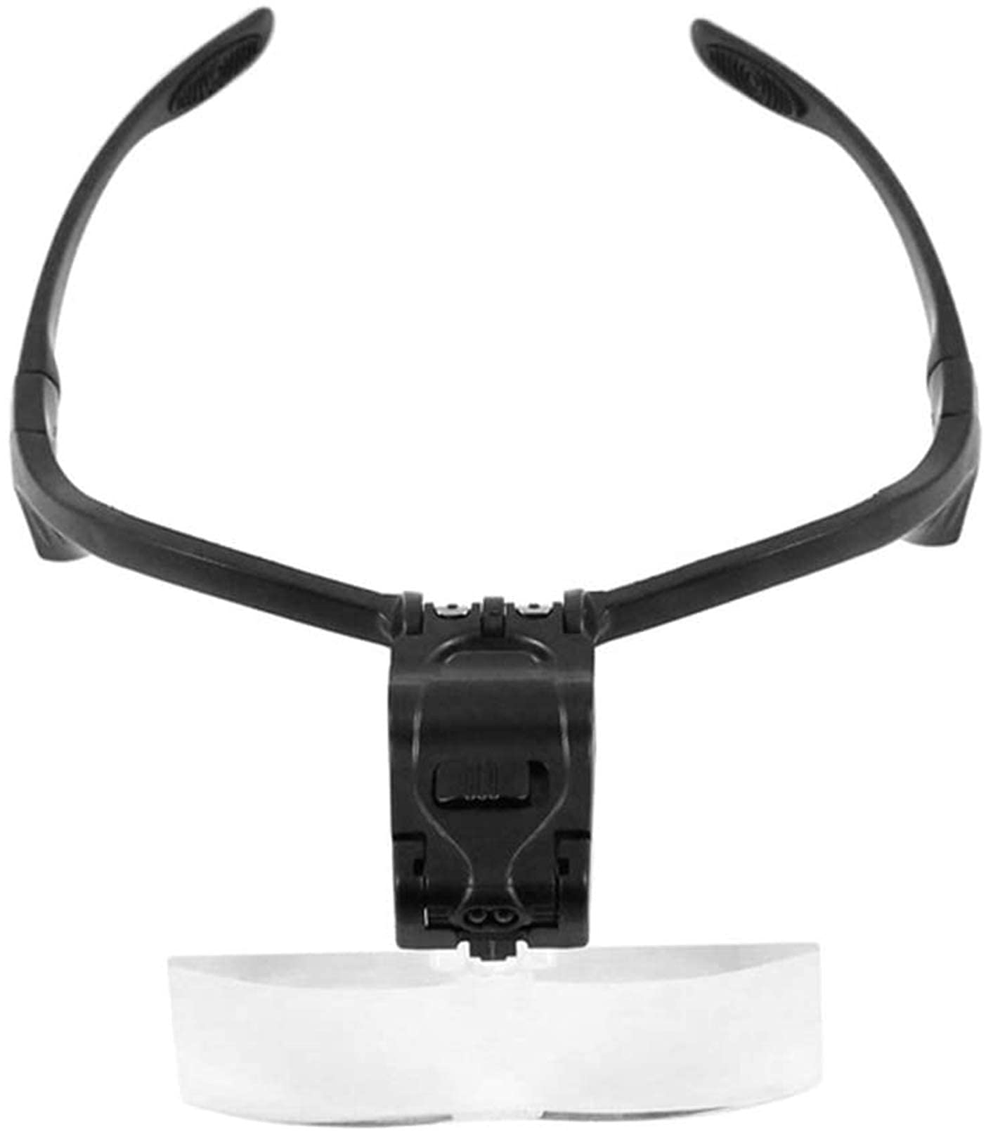 Kopfbandlupe, Handlupe, Kopfmontierte Lupe, Lupe Mit Kopfband, Augenreparaturlupe Mit 2 LEDs, 1,0/1,5/2,0/2,5/3,5-Fache Vergrößerung, 5-Teiliges Set, Brillenlupe, Optisch