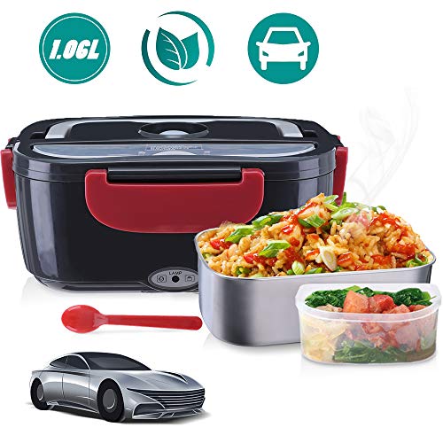 Janolia Electric Food Heater, Portable Electric Lunch Box Only for Car, 7.87x5.11“