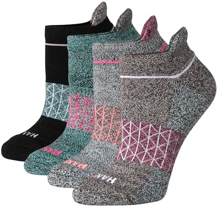 Hanes Women's Socks, 4-pack, Absolute Active Cushioned Moisture-wicking Best Women's Socks, Crew, Ankle and No Show
