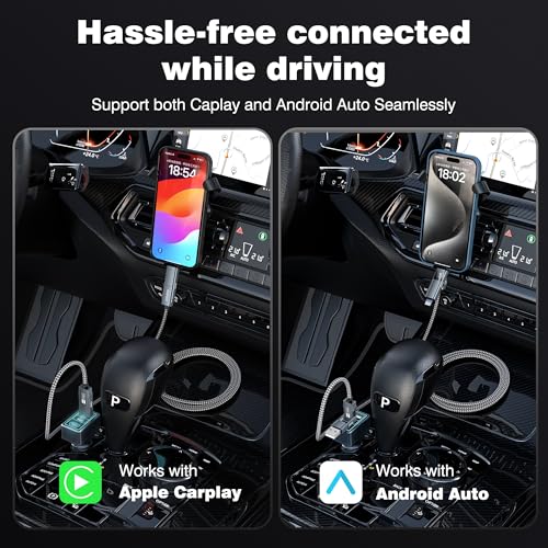 Multi USB Kabel 2M,Universal Ladekabel Mehrfach Anschlüsse mit USB C/A/Lightning,100W USB C Schnellladekabel mit Licht für iPhone 16 15 14 Pro/MacBook/iPad/Samsung Galaxy S23 S22 S21 usw 6