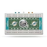 Miami Dolphins NFL Football Field Cribbage Board