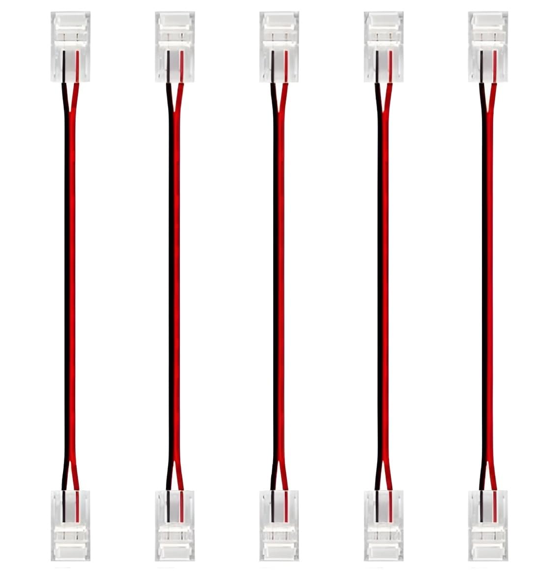 Amefil 10 Pieces 5 mm 2-pin LED Strip Connector - Image 2