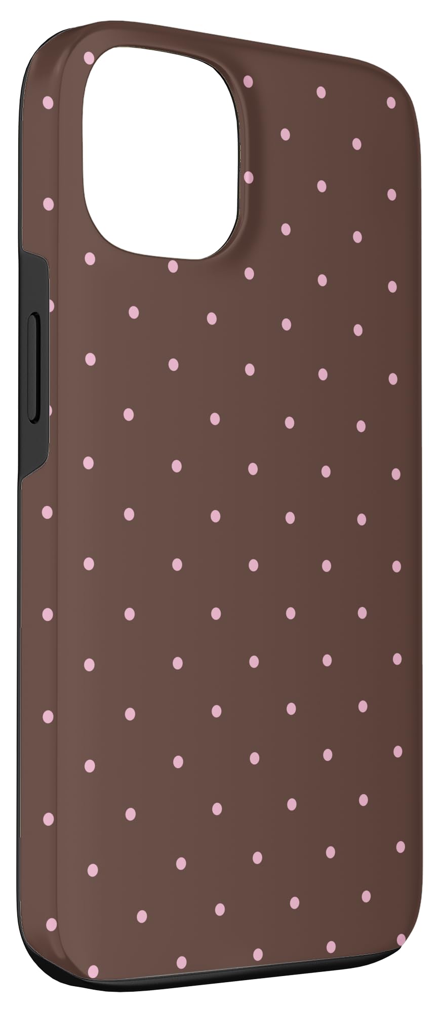 Amazon.com: Brown and Pink Polka Dots Classic Polkadots Boho