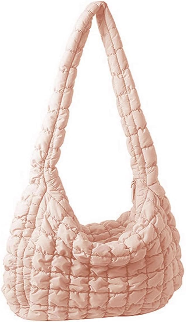 Amazon.com: AUXDIQ Quilted Tote Bag for Women Puffer Crossbody Bag 