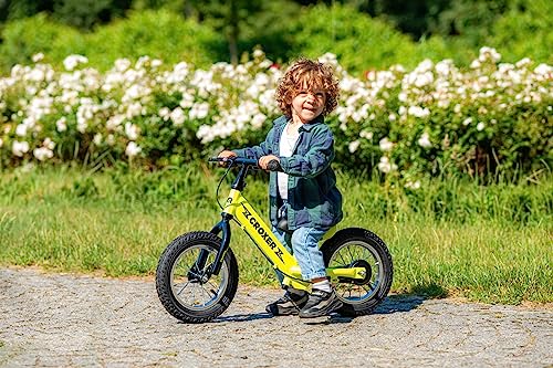 Croxer Kinderlaufrad Lauflernrad für Kinder, Jungen und Mädchen |Ultraleicht | höhenverstellbar | 12 Zoll | Gummigriffe – Bild 3