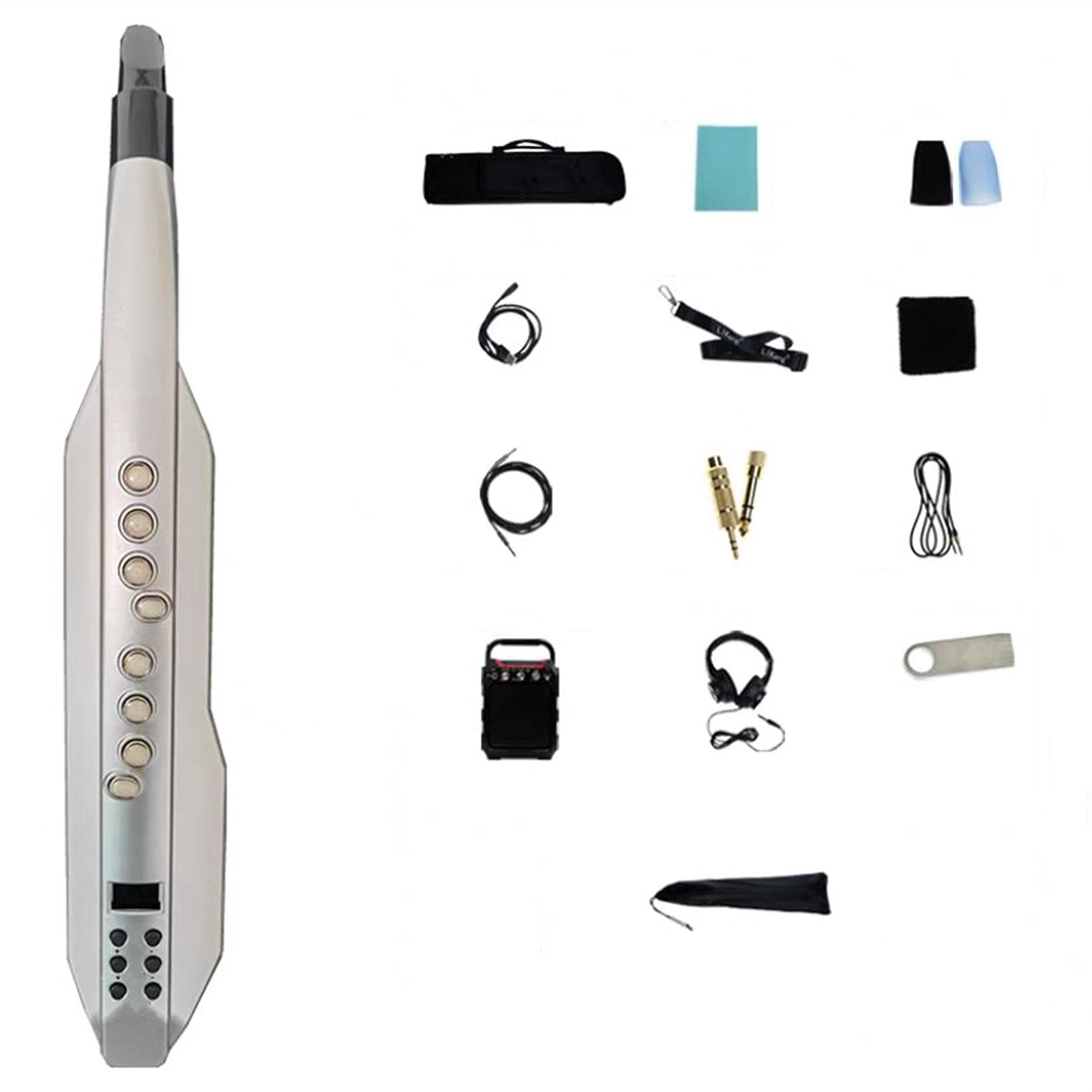 Sax Principianti Kit Sassofono Digital Cerbottana Elettronica Principiante Flauto Sassofono Elettrico Cucurbita Svago Strumento Musicale Strumento a fiato