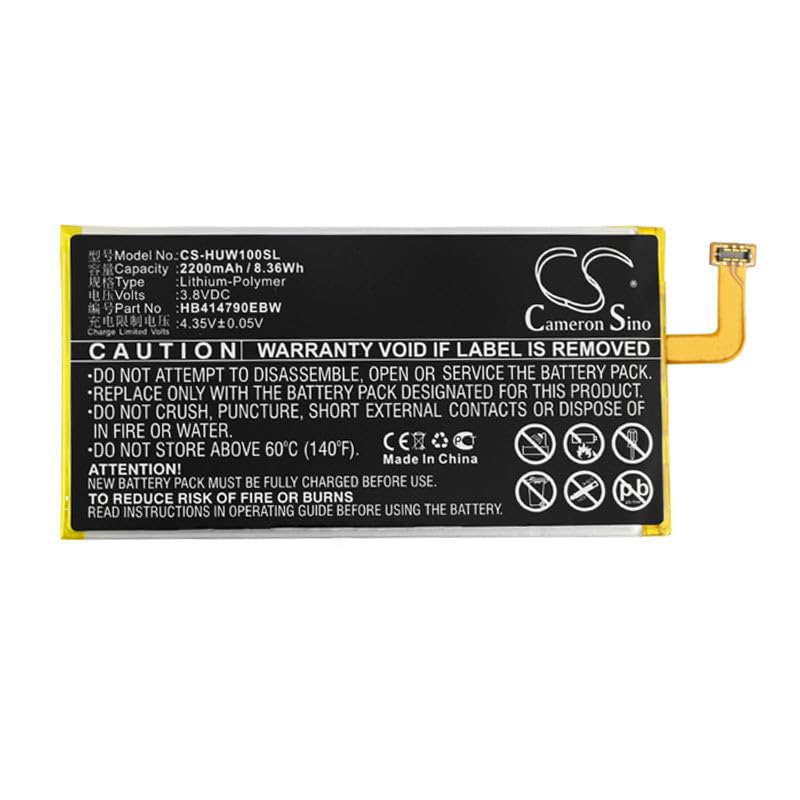 VI VINTRONS HB414790EBW Battery Replacement Compatible for Huawei Speed Wi-Fi Next W01, W02,