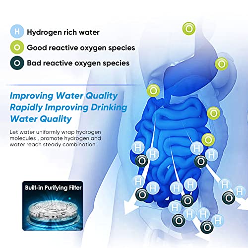 Potuem 2L Hydrogen-Rich Water Generator - Portable with Thermostat & LED Touch Screen for Family Use - Image 7