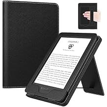 MoKo Case for All-New 6" Kindle11th Generation, 2024/2022 Release/10th/8th Gen, 2019/2016, Ultra Lightweight PU Shell Cover with Auto Wake/Sleep for Kindle 2024, Black
